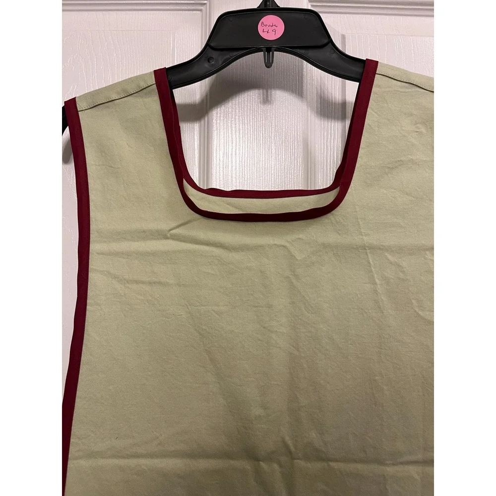 Handmade Christmas Print Apron: Santa Kitchen Apron, Adult XS-XL